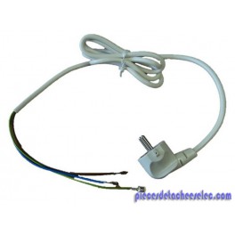 Cordon D'alimentation Blanc pour Blender Soup & Co Moulinex Cordon D'alimentation Blanc pour Blender Soup & Co Moulinex