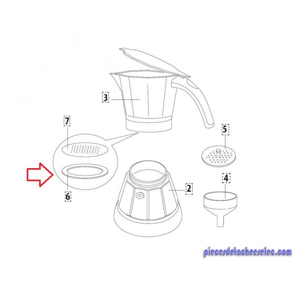 DeLonghi Base Éléctrique Allumage Cafetière Moka Alicia EMK2 EMK4 EMK6 EMK9