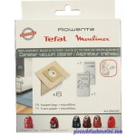 Pochette de 6 Sacs Filtre Papier + 2 Micro Filtre pour Aspirateur Moulinex  