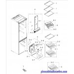 Ensemble Tiroir Congelateur Inferieur Grand Cru pour Refrigerateur SAMSUNG