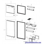 Joint de Porte Refrigerateur pour Refrigerateur SAMSUNG