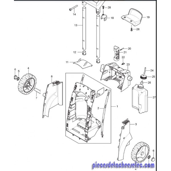 Connecteur De Clips Jaunes De Type C Pour Karcher K2 K3 K7, Nettoyeur Haute Pression Domestique De Voiture, Déclencheur De Pièces, Outils De Livres Ménagers, 3 Pièces