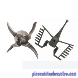 Couteaux + joint de couteaux + fouet pour thermomix TM31 ( couteaux de remplacement de celui d'origine )