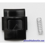 Bouton Verrou Bac + Ressort pour Aspirateur à Main X-FORCE FLEX9.60 ROWENTA