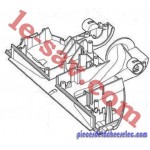 Châssis de la Brosse EB351 pour Aspirateur VK 131 Vorwerk