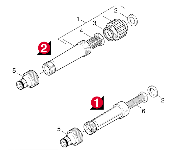 Filtre fin arrivée d'eau nettoyeur haute pression Karcher k6.90